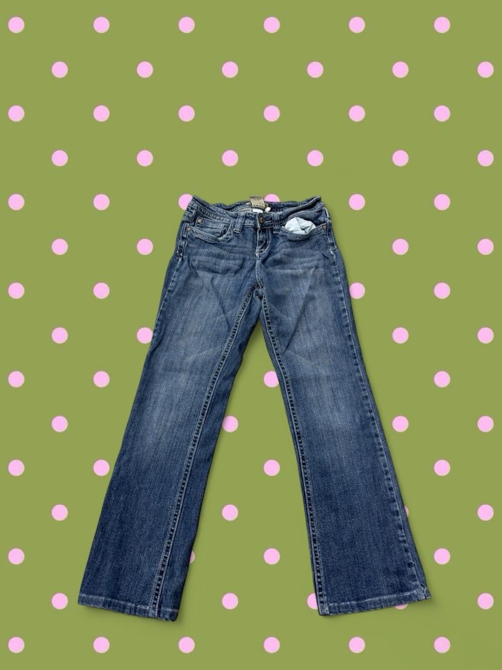 YMI Women's Dark Blue Flared Jeans